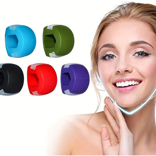"Get the Perfect Jawline and Neck with our Ultra-Effective Silicone Exerciser - Achieve Personal Care and Incredible Firming Results!"